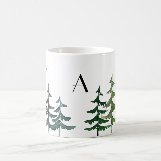 Pine Tree Coffee Tasse (Mittel)