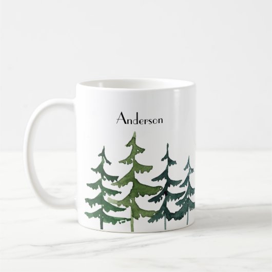 Pine Tree Coffee Tasse (Links)
