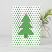 Pine Tree Dankeskarte (Stehend Vorderseite)