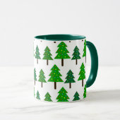 Pine Tree Decorative Tasse (VorderseiteRechts)