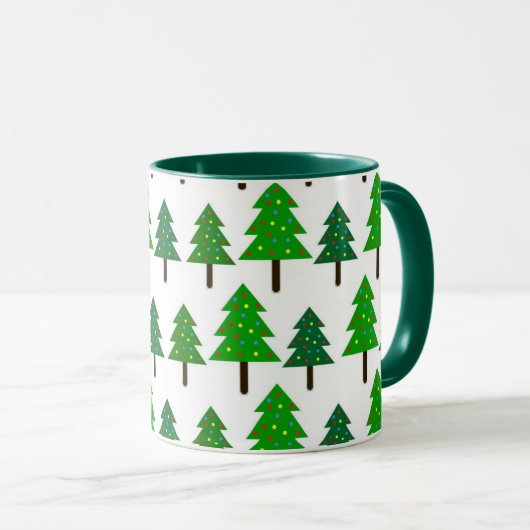 Pine Tree Decorative Tasse (VorderseiteRechts)