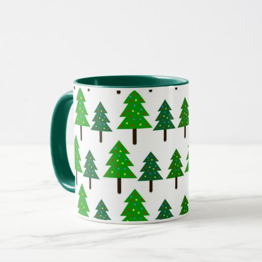 Pine Tree Decorative Tasse (Vorderseite Links)