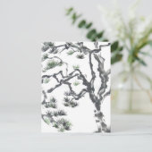 Pine Tree Detail Postkarte (Stehend Vorderseite)