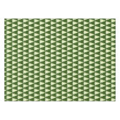 Pine Tree Dot Green stilisierte Weihnachten Tischdecke (Vorderseite (Horizontal))
