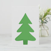 Pine Tree Einladung (Stehend Vorderseite)