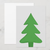 Pine Tree Einladung (Vorne/Hinten)