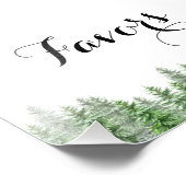 Pine Tree Favorits Print Fotodruck (Ecke)