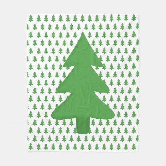 Pine Tree Fleecedecke (Vorderseite)