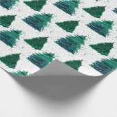 Pine Tree Forest Geschenkpapier (Ecke)