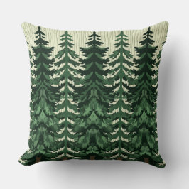 Pine Tree Forest Kissen