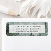 Pine Tree Forest Rustic Wasserfarbe Hochzeit (Insitu)