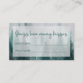 Pine Tree Forest schätzen, wie viele Küsse Bridgam Begleitkarte (Vorderseite)