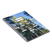 Pine Tree Forest Three Generation Family Tree Notizblock (Rechte Seite)