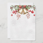 Pine Tree Foto Rahmen Weihnachtskarte Einladung (Rückseite)