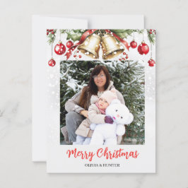 Pine Tree Foto Rahmen Weihnachtskarte Postkarte