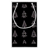 Pine Tree Gift Bag Kleine Geschenktüte (Rückseite)