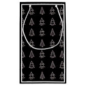 Pine Tree Gift Bag Kleine Geschenktüte (Rückseite)