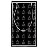 Pine Tree Gift Bag Kleine Geschenktüte (Vorderseite)