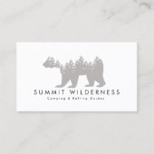 Pine-Tree-Grizzly-Visitenkarte Visitenkarte (Vorderseite)