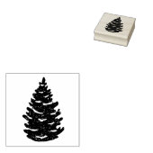 Pine Tree Gummistempel (Stempel)