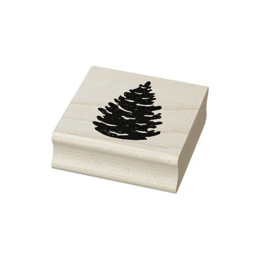 Pine Tree Gummistempel (Stempel)