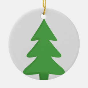 Pine Tree Keramik Ornament