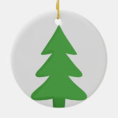 Pine Tree Keramik Ornament (Hinten)