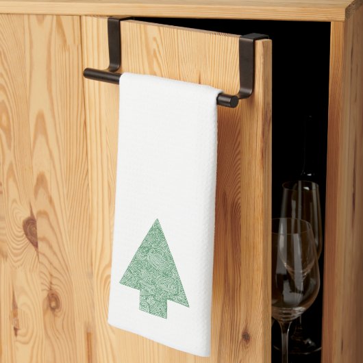 PIne Tree Kitchen Handtuch (Drittel gefaltet)