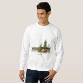 Pine Tree Landscape Sweatshirt Kanu Land (Vorne ganz)