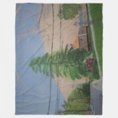 Pine Tree Large Fleece Blanket (Vorderseite)