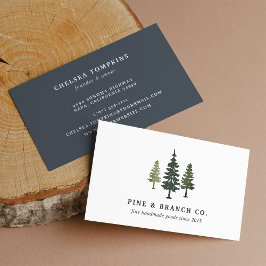 Pine Tree Logo Visitenkarte