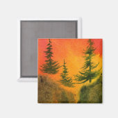 Pine Tree Magnet (Vorderseite/Rückseite)
