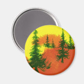 Pine Tree Magnet (Vorderseite/Rückseite)