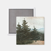 Pine Tree Magnet (Vorderseite/Rückseite)