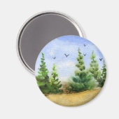 Pine Tree Magnet (Vorderseite/Rückseite)