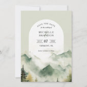 Pine Tree Mountain - Nature Adventure Foto Save The Date (Vorderseite)