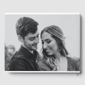 Pine Tree Mountain Wedding Foto Gästebuch (Rückseite)