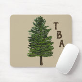 Pine Tree Mouse Pad Mousepad (Mit Mouse)