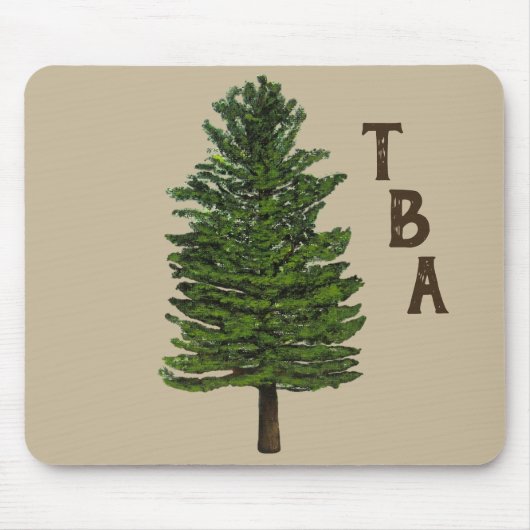 Pine Tree Mouse Pad Mousepad (Vorne)