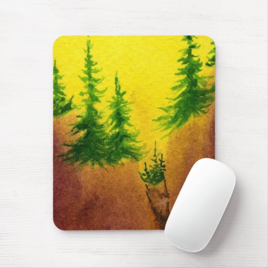 Pine Tree Mousepad (Mit Mouse)