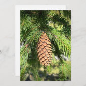 Pine Tree Perfection Feiertagskarte (Vorne/Hinten)