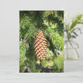 Pine Tree Perfection Feiertagskarte (Stehend Vorderseite)