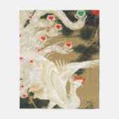 Pine Tree & Phoenix (Liebe Heart Phoenix), Jakuchu Fleecedecke (Vorderseite)