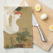 Pine Tree & Phoenix (Liebe Heart Phoenix), Jakuchu Geschirrtuch (Viertel Falte)