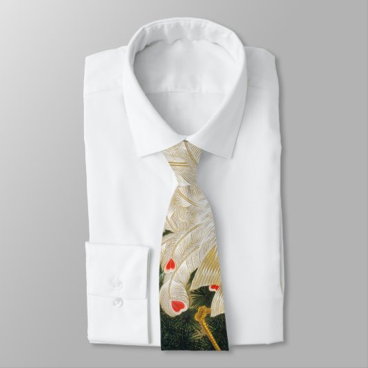 Pine Tree & Phoenix (Liebe Heart Phoenix), Jakuchu Krawatte (Gebunden)