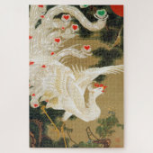 Pine Tree & Phoenix (Liebe Heart Phoenix), Jakuchu Puzzle (Vertikal)