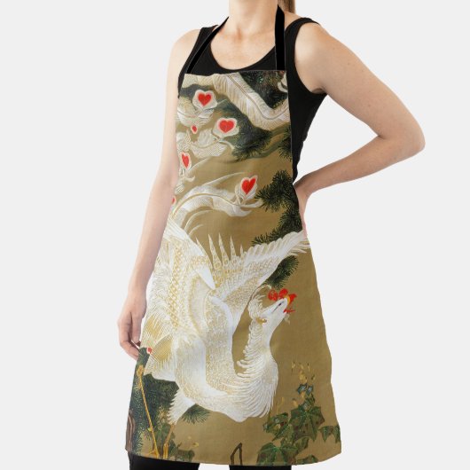 Pine Tree & Phoenix (Liebe Heart Phoenix), Jakuchu Schürze (InSitu)