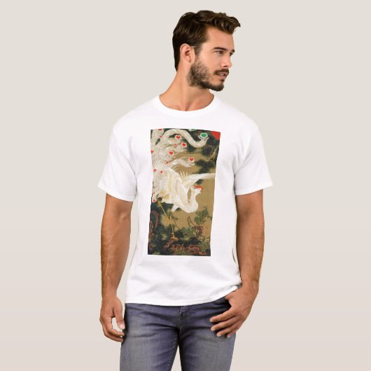 Pine Tree & Phoenix (Liebe Heart Phoenix), Jakuchu T-Shirt (Vorne ganz)