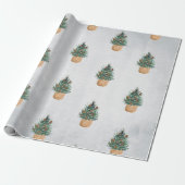 Pine Tree, Pine Cones Urlaub Geschenkpapier (Ungerollt)