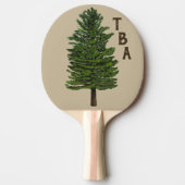 Pine Tree Ping Pong Paddle Tischtennis Schläger (Vorderseite)
